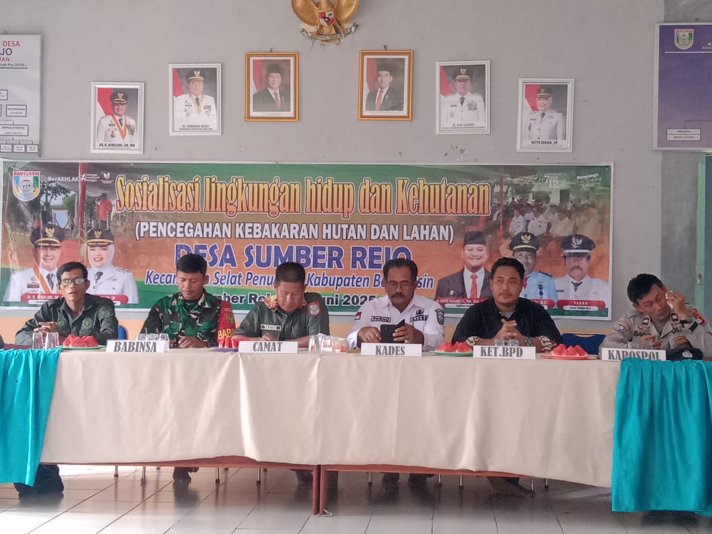Pemdes Sumber Rejo Gelar Sosialisasi Karhutla