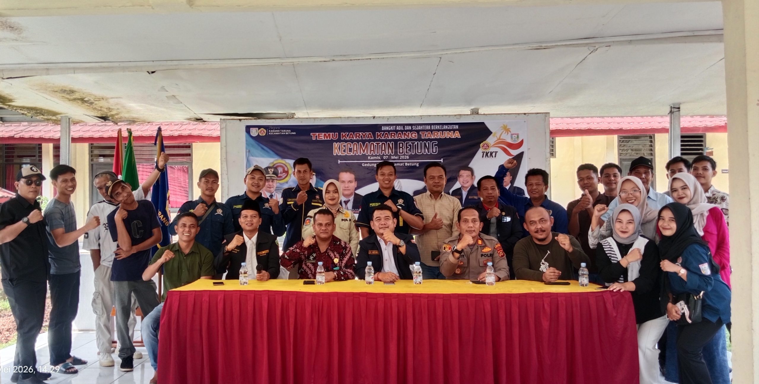 Temu Karya Karang Taruna Kecamatan Betung: Momentum Sinergi Pemuda Membangun Daerah