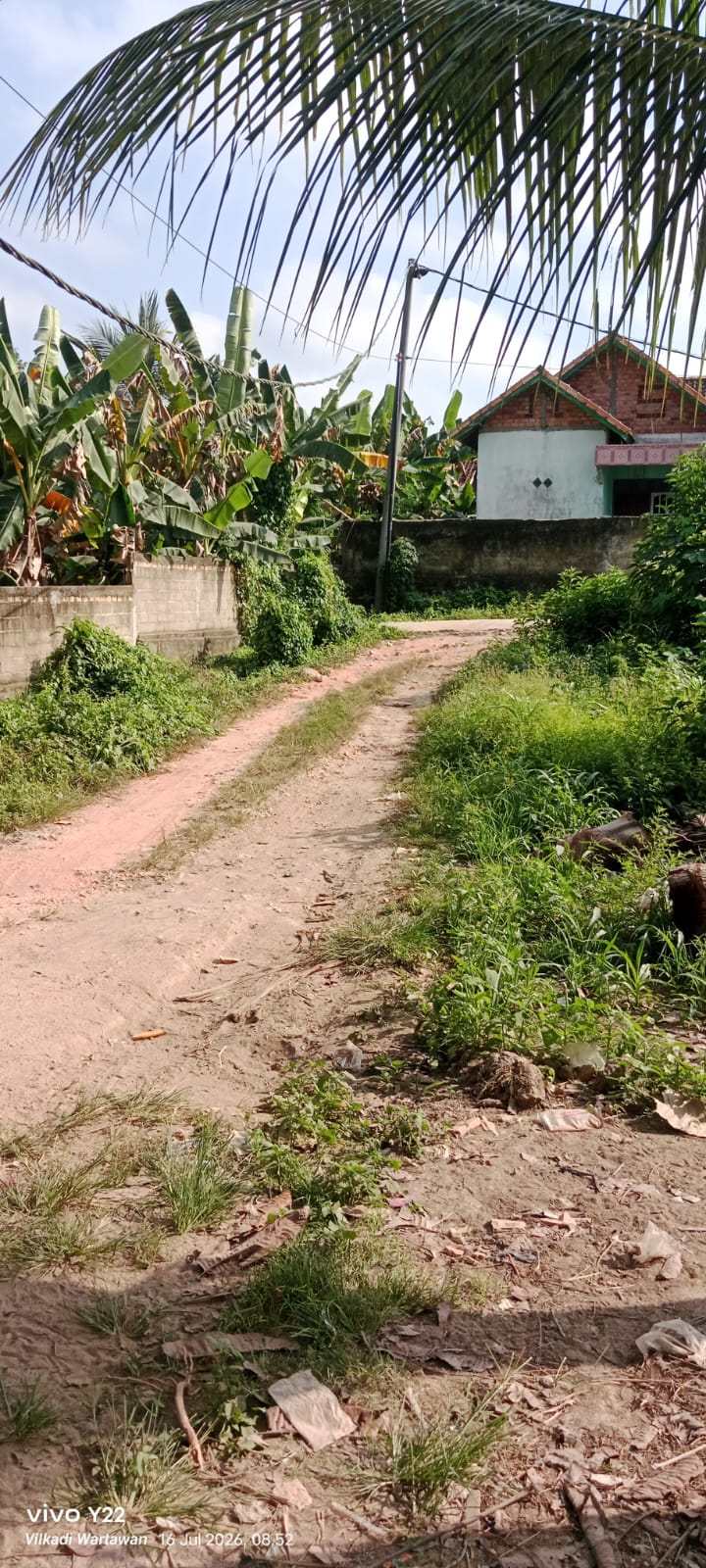 Warga RT 025 RW 006 Rimba Asam Harapkan Perbaikan Jalan, Ketua RW Minta Segera Dilakukan Cor Beton