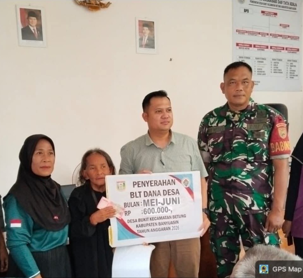 Ringankan Beban Ekonomi Warga, Pemdes Bukit Salurkan BLT-DD Tahap Kedua Tahun 2026