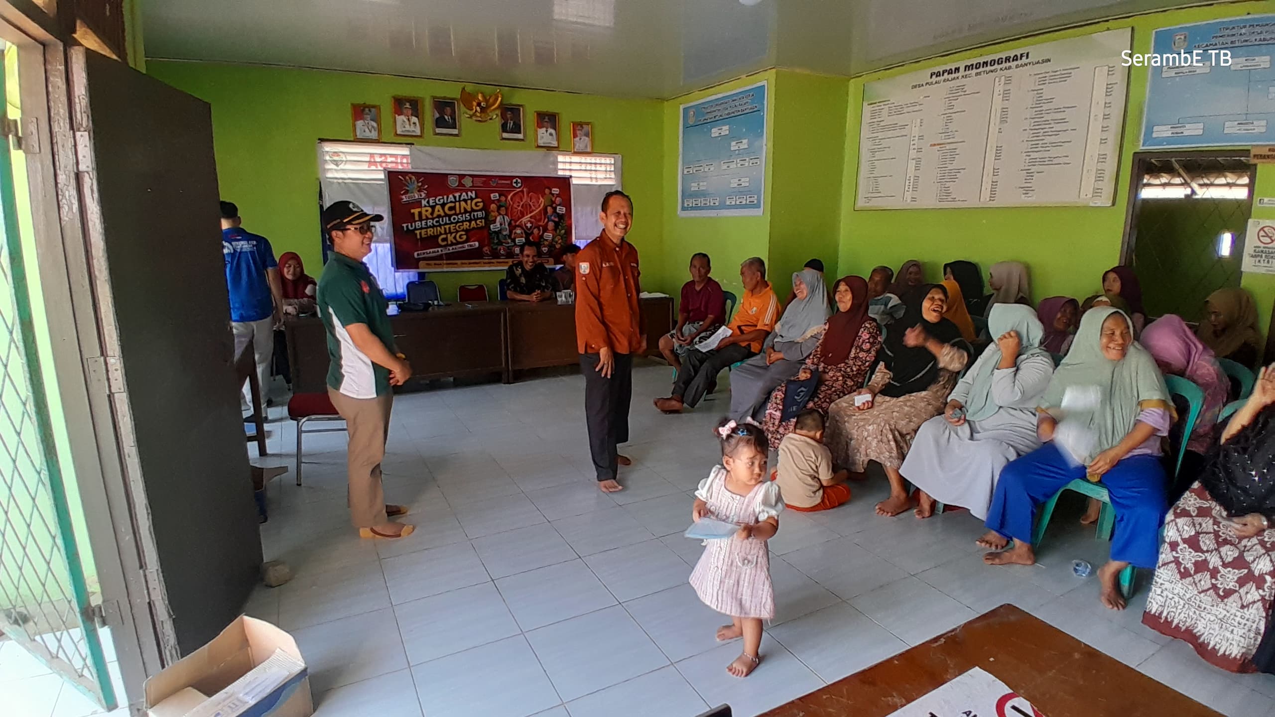 Pemerintah Desa Pulau Rajak Sambut Baik Kegiatan Tracing CKG TB dari Puskesmas Betung Kota