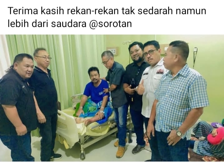 Doa Mengalir untuk Ayahanda Pimpinan Redaksi Kabarkite.com, Rudi Tanjung, yang Sedang Menjalani Perawatan Medis