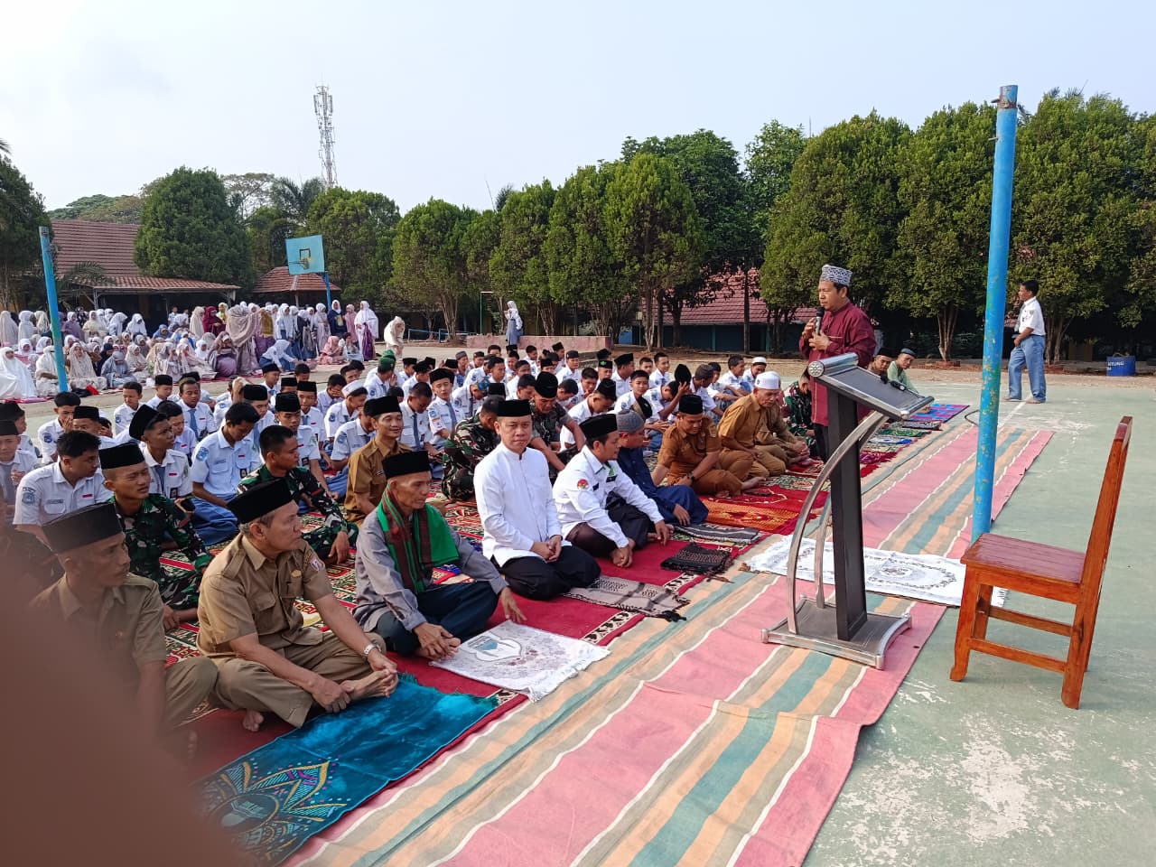 Kepala KUA Betung Ikuti Sholat Istisqa Berjamaah, Ajak Masyarakat Bermunajat Turunkan Hujan