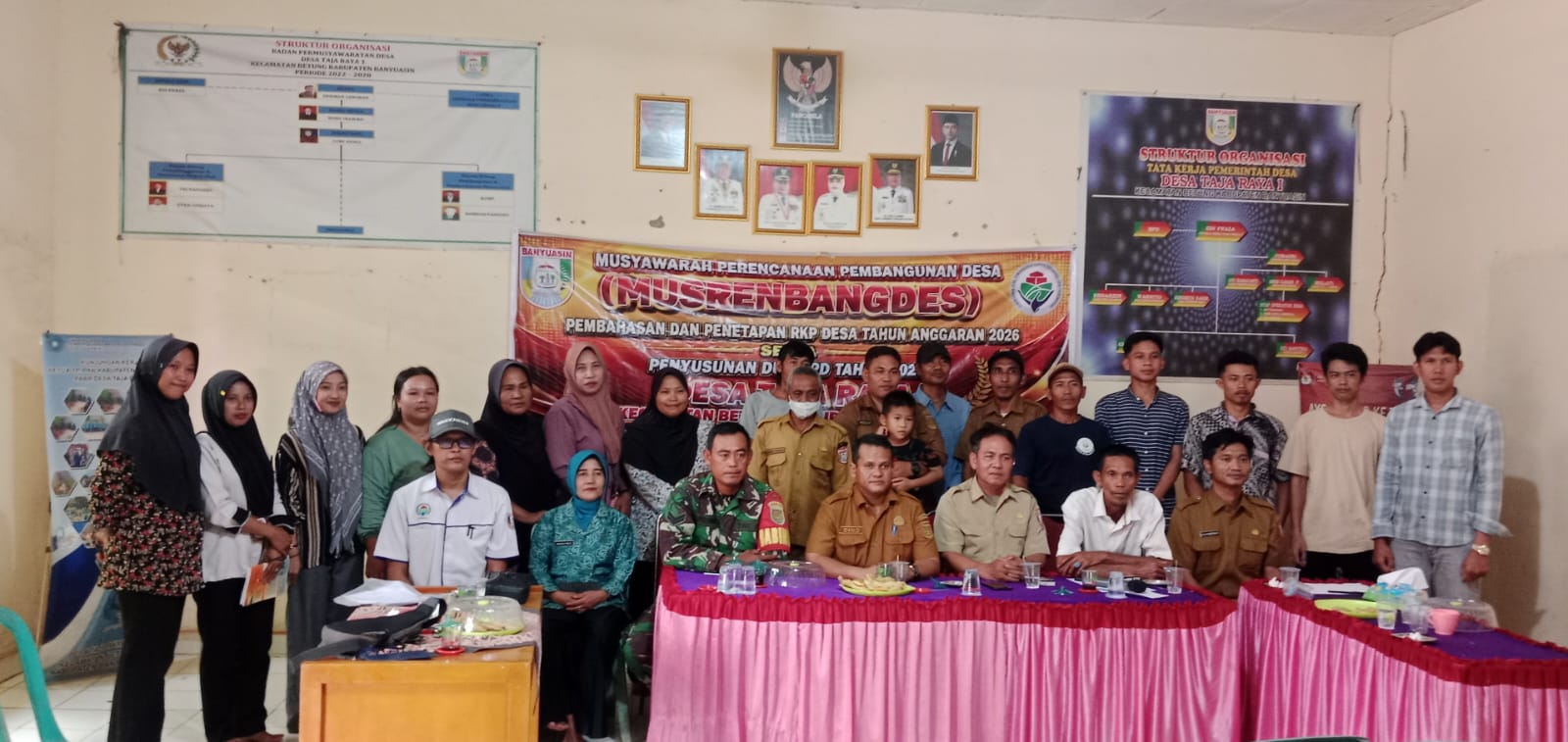 Pemdes Taja Raya I Gelar Musrenbangdes dan Susun Usulan RKPD Tahun Anggaran 2027