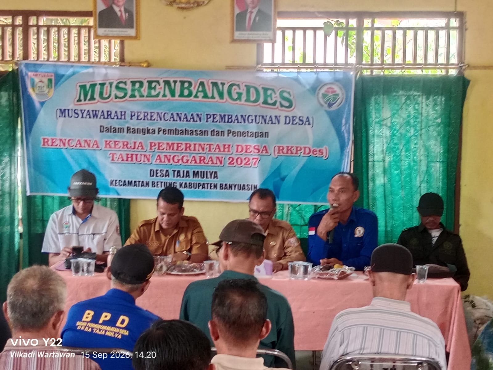 Susun Rencana Pembangunan 2027, Pemdes Taja Mulya Banyuasin Sukses Gelar Musrenbangdes
