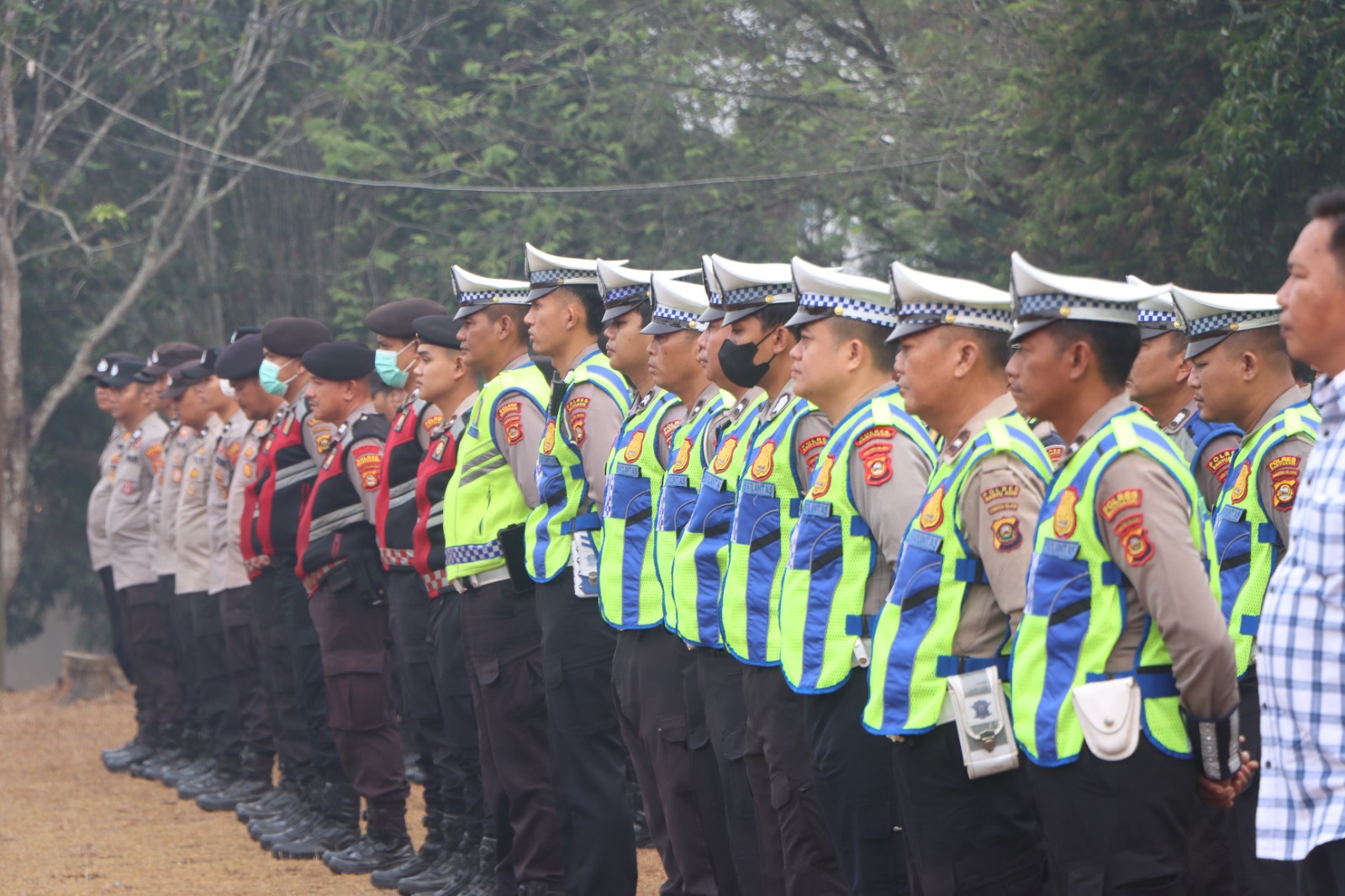 Apel Gabungan HUT Lalu Lintas Bhayangkara ke-71, Polres Banyuasin Tekankan Integritas dan Pelayanan Humanis