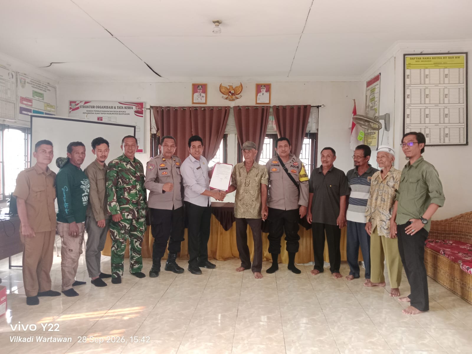 Pemerintah Desa Biyuku Gelar Mediasi Klaim Lahan Cetak Sawah Rakyat, Kades Pandi Hardiansyah Tekankan Pentingnya Bukti Sah