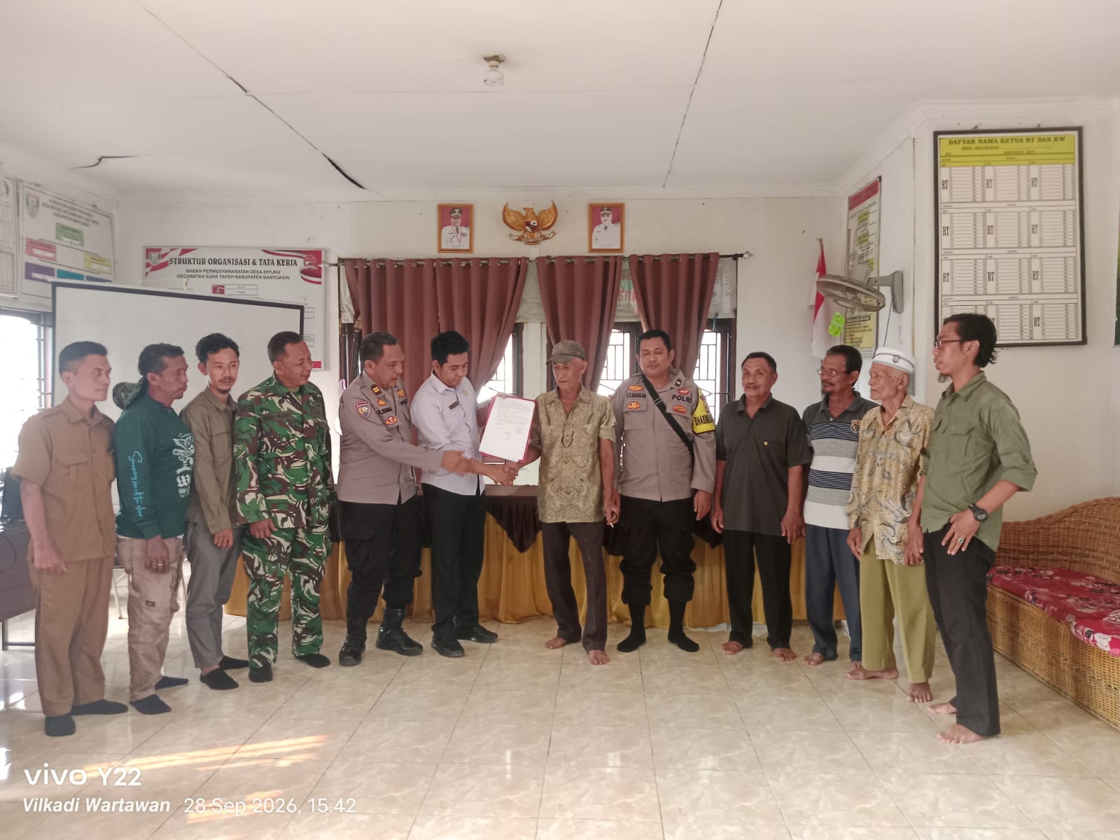 Mediasi Sengketa Lahan Cetak Sawah Rakyat di Desa Biyuku: Peran IPTU Hendra Siahaan dan Ketegasan Kades Soal Bukti Kepemilikan