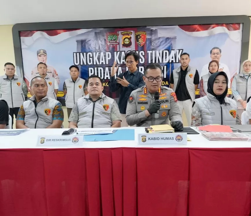 Ditreskrimsus Polda Sumsel OTT Dua Oknum PPPK Dinas Pendidikan Banyuasin Terkait Dugaan Pemerasan Dana Revitalisasi Sekolah