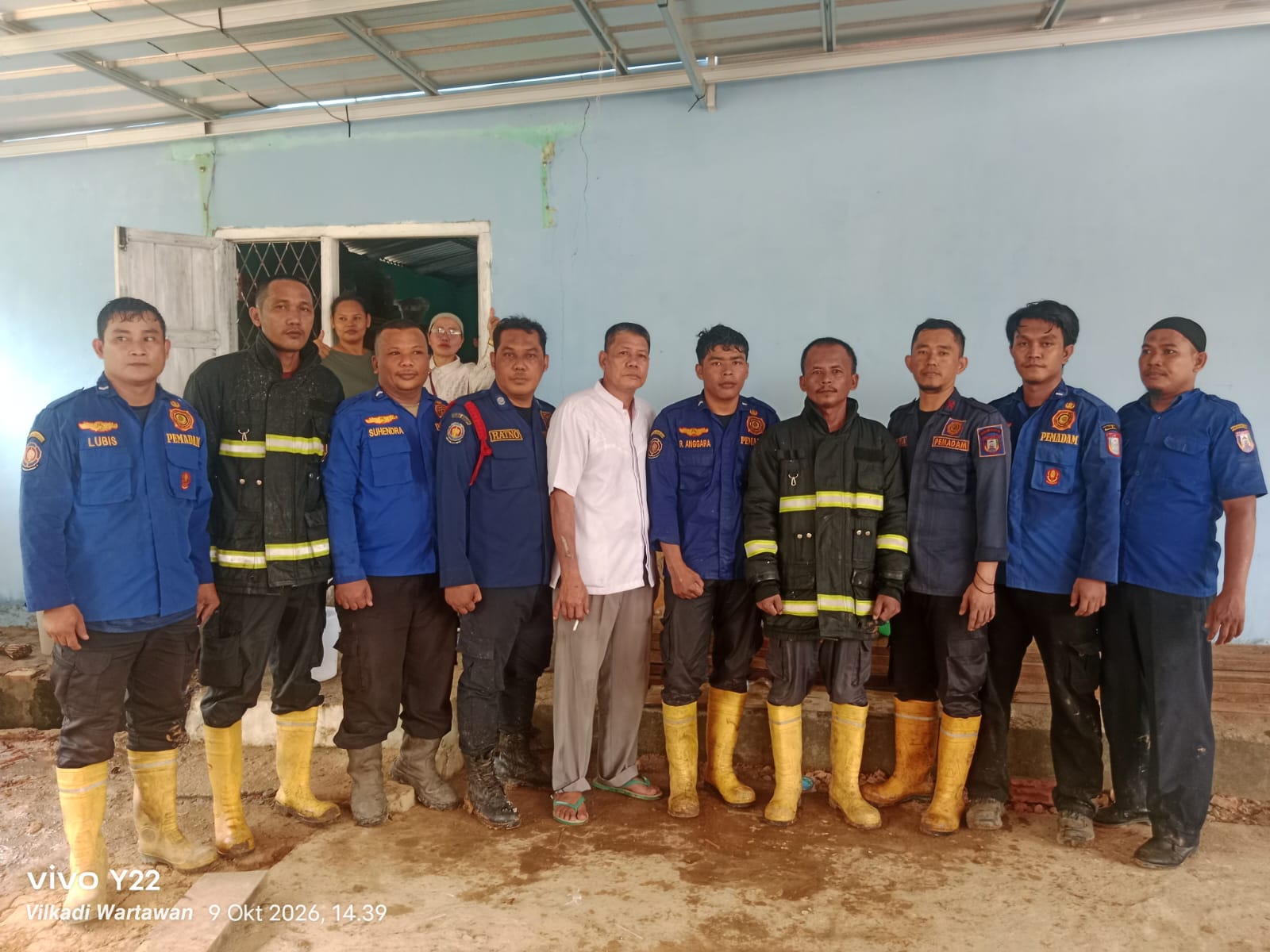 Rumah Rebo di Rimba Asam Terbakar, Respons Cepat Damkar Betung Selamatkan Bangunan dari Kerusakan Total