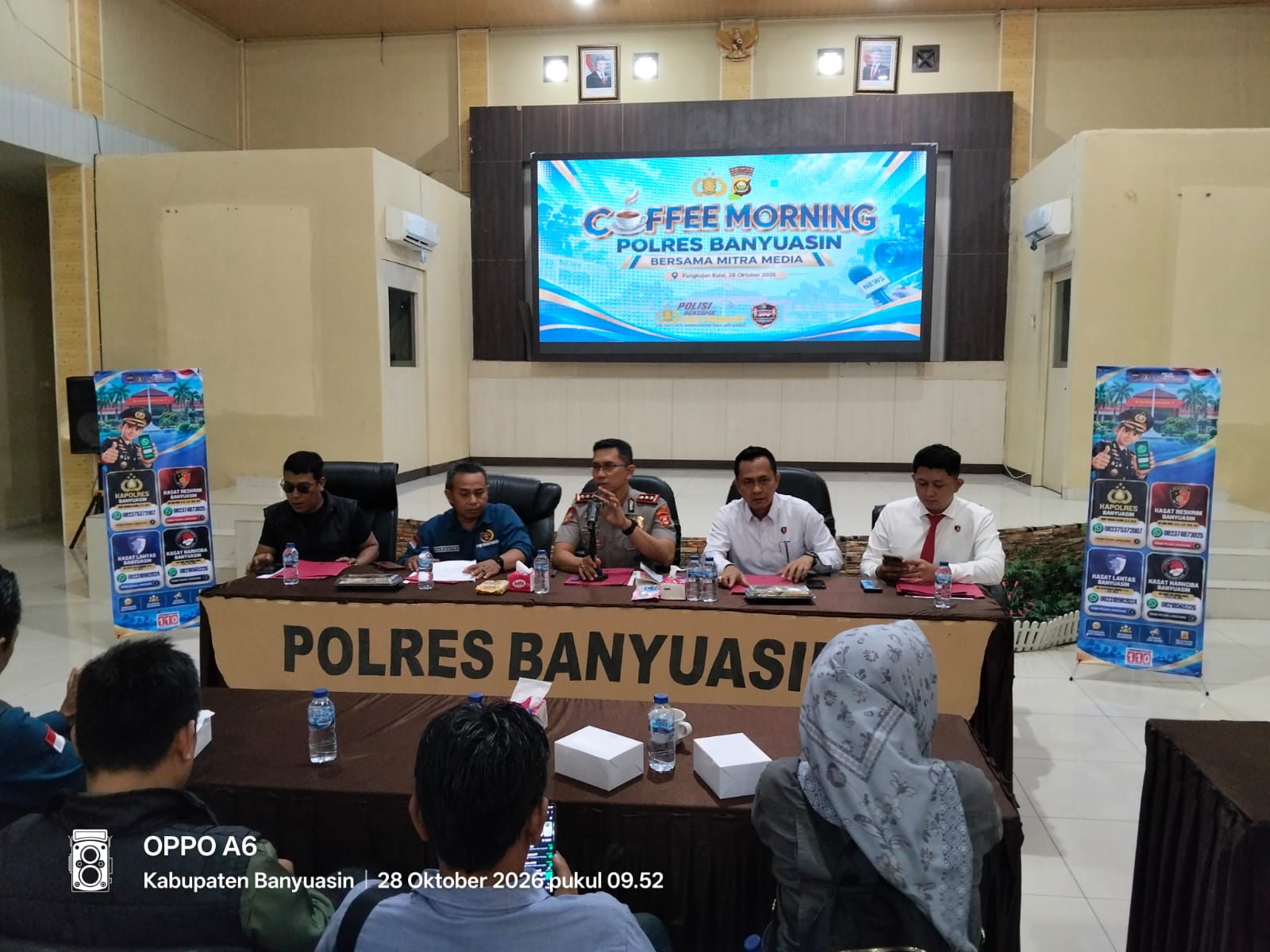 Bersama Insan Pers, Polres Banyuasin Perkuat Sinergi Berantas Narkoba